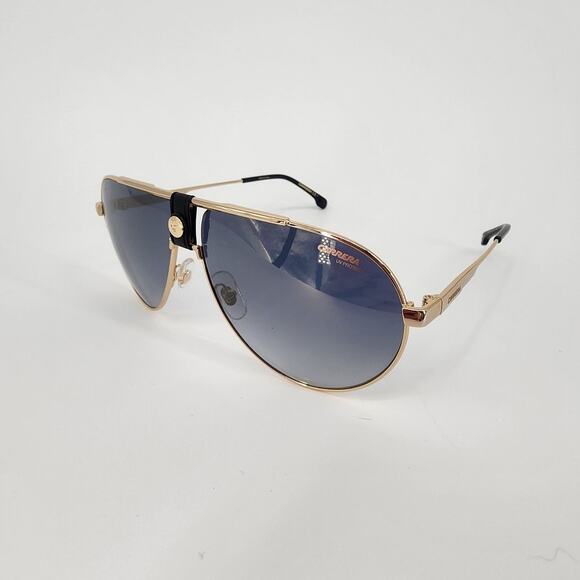 Carrera Gray Mirrored Gold Frame Aviator Sunglasses - Picture 9 of 10